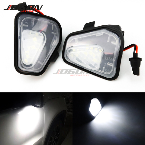 LED rétroviseur latéral flaque lumineuse bienvenue lampe de courtoisie pour Volkswagen VW Passat B7 CC Scirocco Jetta MK6 EOS coccinelle R ► Photo 1/6