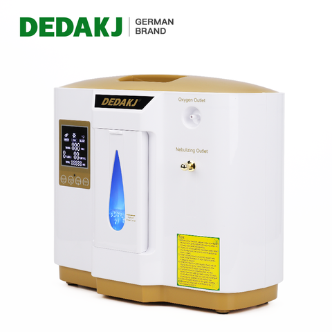 DEDAKJ DE-1LW Soins À Domicile Portable Concentrateur D'oxygène Nébuliseur 93% Concentration Générateur D'oxygène Anion Fonction Oxygene Machine ► Photo 1/6