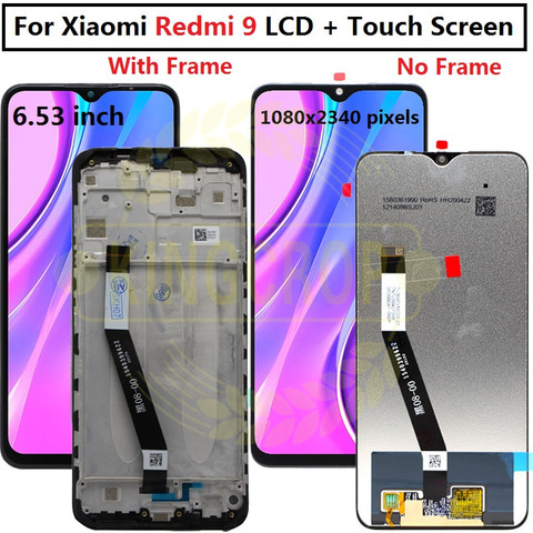 Ensemble écran tactile lcd avec châssis, 6.53 pouces, pour Xiaomi Redmi 9 ► Photo 1/6