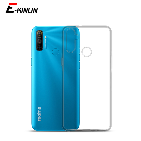 Ultra Mince Slim Effacer Souple TPU Cas Pour Vrai moi 7 5G 6S 6 5 5i 5s 3i 3 6i C15 C11 C3i C3 C2 Pro Silicone Retour Couverture de Téléphone ► Photo 1/6