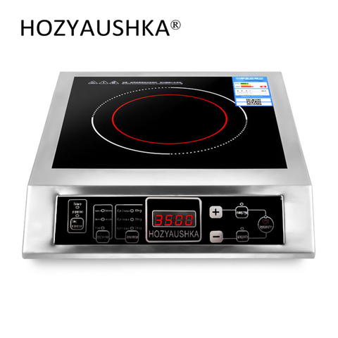 Cuisinière à induction haute puissance, 3500W, en acier inoxydable, pour faire sauter la maison ► Photo 1/6