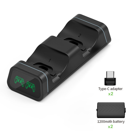 Pack de batterie Rechargeable pour manette de jeu Xbox série S X, pour boîte X, contrôleur de rechange, Kit de chargement, station de chargement sans fil ► Photo 1/6