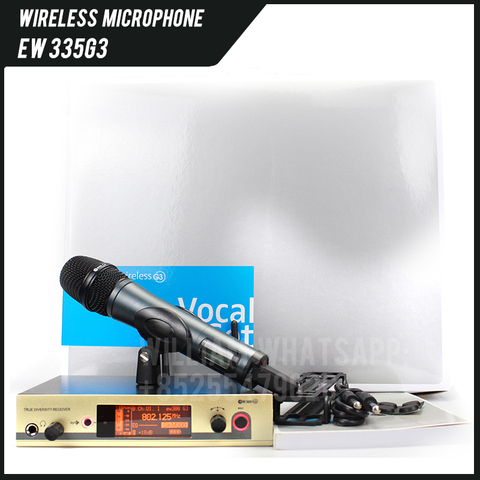 Microphone sans fil professionnel EW 300G3 335G3 système de Microphone sans fil avec E835 micro portable, revers ou casque G3 ► Photo 1/6