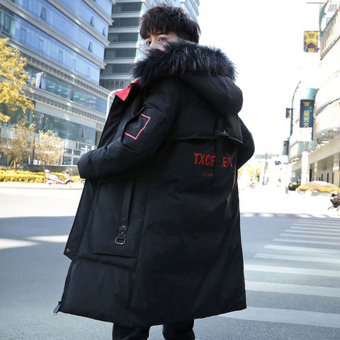 Hommes veste d'hiver nouveau hiver coton manteau hommes longue Section tendance jeunesse beau Camouflage vêtements veste décontracté ► Photo 1/6