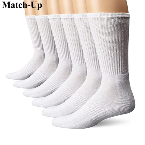 Match-Up hommes sport équipage terry chaussettes chaussettes athlétiques (6 paires) ► Photo 1/6