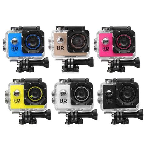 Mini caméra d'action de Sport en plein air Ultra 30M 1080P casque étanche sous-marin caméras d'enregistrement vidéo Sport Cam ► Photo 1/6