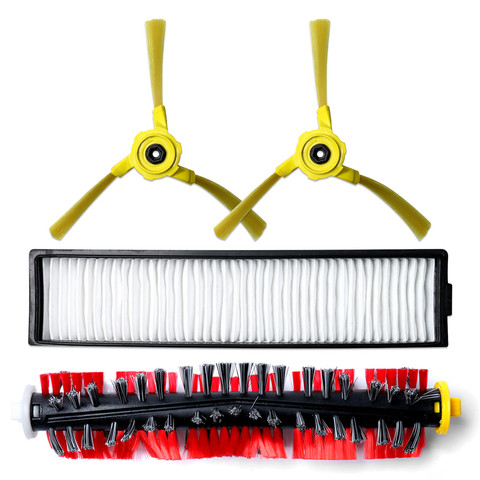 Brosse principale côté brosses filtres éponge vadrouille tissu pour LG Hom Bot VR6270LVM VR65710 VR6260LVM série Robot aspirateur pièces ► Photo 1/6