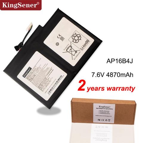 Batterie pour ordinateur portable Kingsener AP16B4J pour Acer Aspire Switch Alpha 12 SA5-271 tablette 7.6V 37WH AP16B4J ► Photo 1/4