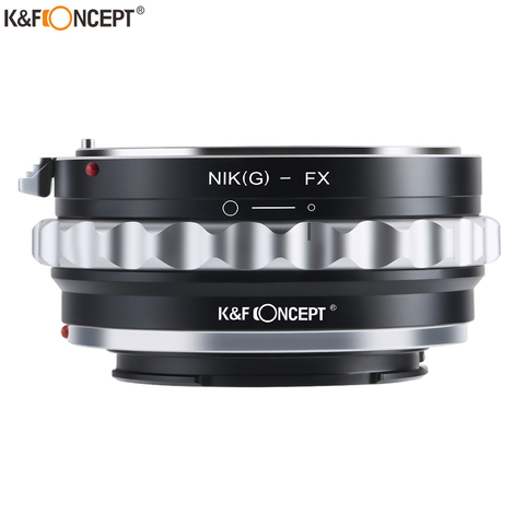 K & F CONCEPT Caméra Bague D'adaptation D'objectif pour Nikon G Monture D'objectif (à) ajustement pour Fujifilm Fuji FX X-Pro1 X-M1 X-A1 X-E1 Corps D'adaptateur ► Photo 1/6