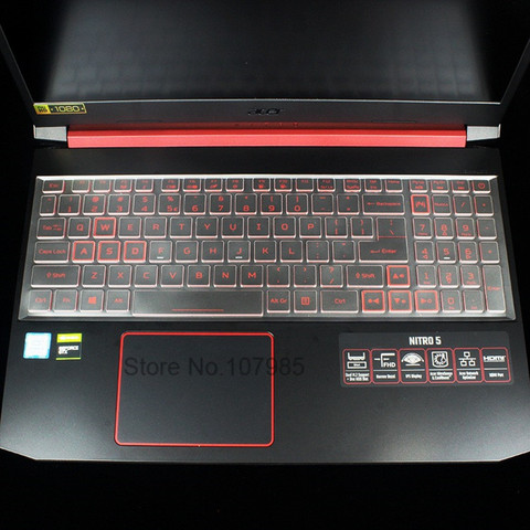 Housse de clavier d'ordinateur portable, pour Acer Aspire Nitro 5 AN515-54 AN515-43 15.6 pouces/Aspire Nitro 7 AN715-51 17.3 pouces, Predator Gaming AN515 ► Photo 1/5