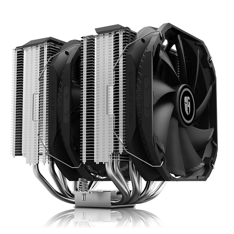 Radiateur TDP280W 7 de refroidisseur de processeur d'assassin de deep cool double 140mm CPU ventilateur de refroidissement pour 2066/2011/1155/1151/AM4/AM3 ► Photo 1/6