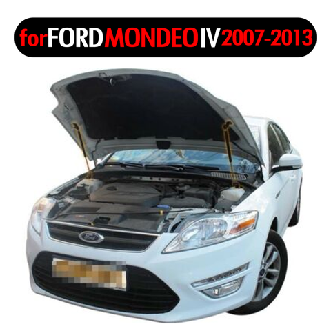 Amortisseur de ressort en Fiber de carbone pour Ford Mondeo IV 2007-2013 capot avant, modification des entretoises à gaz, Support de levage ► Photo 1/6