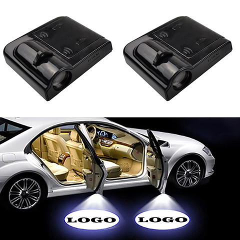 Éclairage de porte de voiture, universel sur mesure à LED, 1 pièce, lumière sur mesure, ombre de porte de voiture, Logo projecteur LED, sans fil, lumières Laser ► Photo 1/6