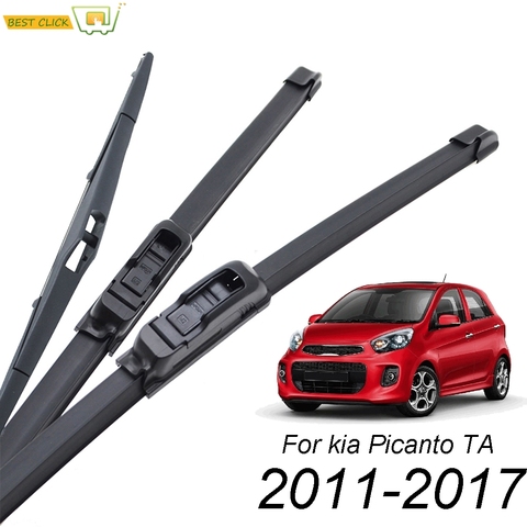 Balais d'essuie-glace pare-brise Misima pour Kia Picanto TA MK2 2011 - 2017 lunette arrière avant 2012 2013 2014 2015 2016 ► Photo 1/6