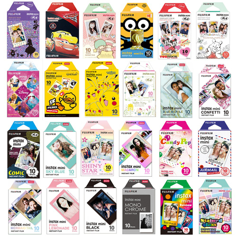 Fujifilm Instax Mini 8 Mini 9 Film Caméra Photo-Fuji Instant Photo 10 Feuilles Expositions Documents-En Option Film cadre Motif ► Photo 1/6