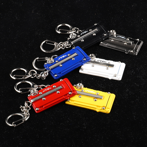 Porte-clés en métal voiture JDM porte-clés Vtec moteur couvercle de soupape B16 pour Honda Civic EG EK ► Photo 1/6