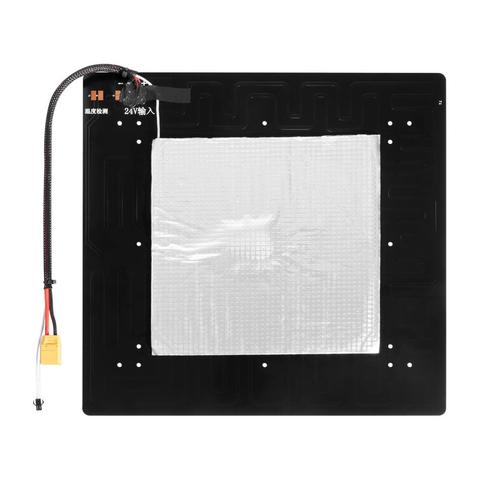 Lit chauffant en aluminium 24V 350x350x8MM, lit chauffant avec KIT de câbles de Circuit intégré pour imprimante 3d Ender-5 PLUS MK3, pièces de bricolage ► Photo 1/6