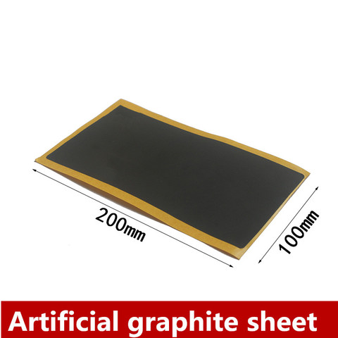 Autocollants de graphène pour téléphone portable CPU carte mère film de graphite haute conductivité thermique feuille de graphite refroidissement artificiel gra ► Photo 1/4