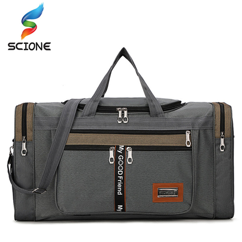 Femmes voyage sac de sport pour homme week-end sac en plein air grande capacité sac en Nylon Portable voyage transporter bagages sacs ► Photo 1/6