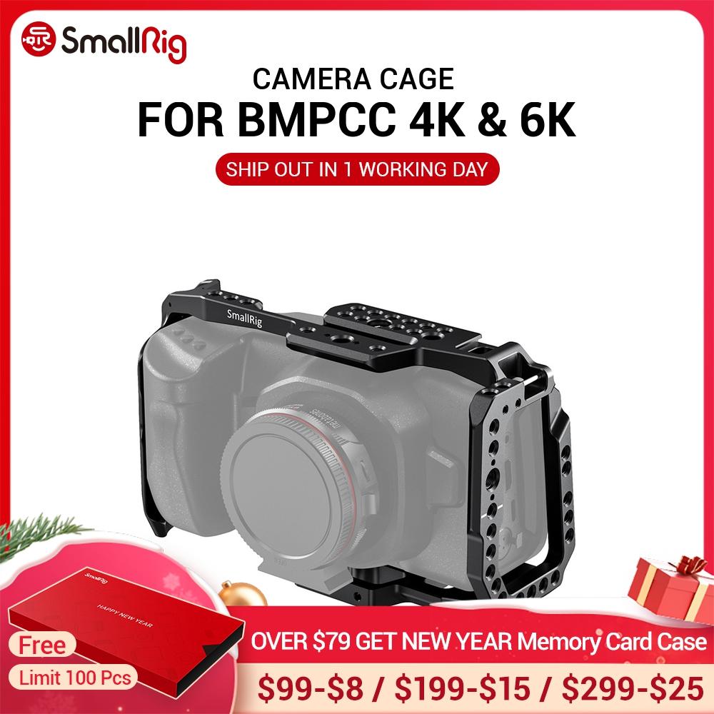 Petite caméra bmpcc 4k Cage DSLR caméra Blackmagic Pocket 4k / 6K pour caméra de cinéma de poche Blackmagic 4K / 6K BMPCC 4K 2203B ► Photo 1/6