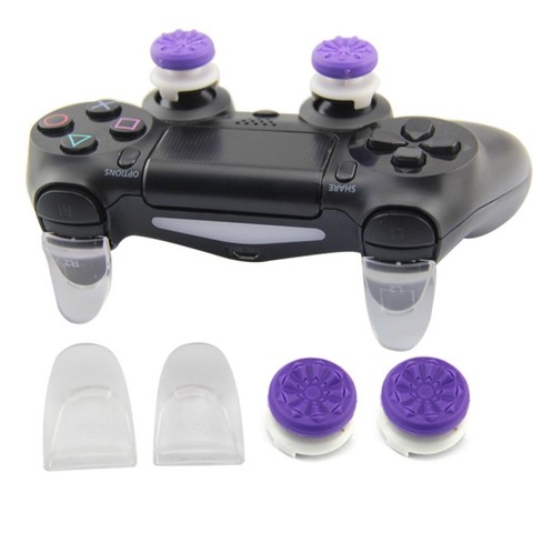 4 pièces/ensemble L2 R2 déclencheur bouton étendu extension analogique poignées de pouce poignées de pouce améliorées pour contrôleur Playstation PS4 ► Photo 1/6