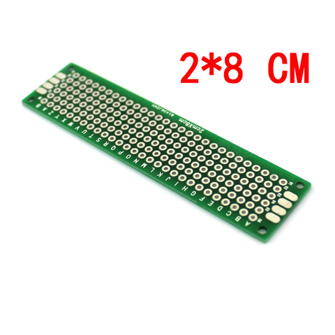 Circuit imprimé universel PCB, 2x8cm, 5 pièces/lot, diy bricolage ► Photo 1/3