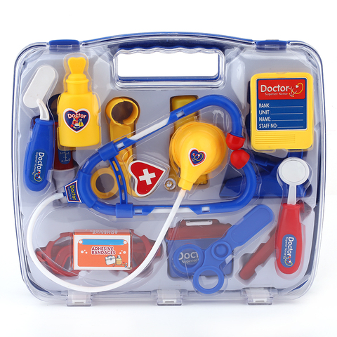 Faire semblant de docteur jouets enfants éducatif docteur Case jouet ensemble enfant Kit médical médecin Case Juguetes infirmière Roleplay jouet ensemble cadeaux chauds ► Photo 1/6