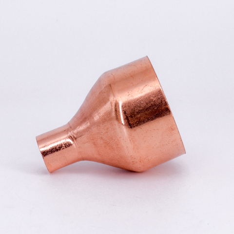 50mm 54mm To 25.4 28.6 32 35 38 42mm ID 99.9% Copper End Feed Solder Reducer Reducing Fitting Coupler For Air Condition ► Photo 1/6