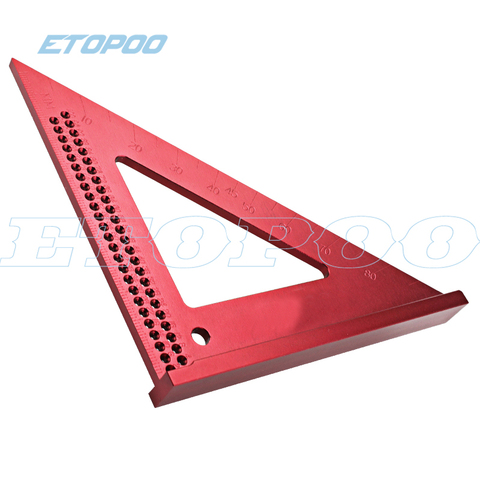 Règle de ligne de travail du bois jauge de type T outil de mesure barrée règle de Triangle de précision règle de calibrage croisé T50 ► Photo 1/6