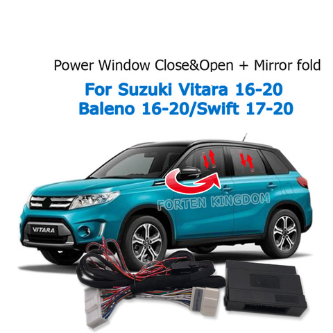 Forten Kingdom – rétroviseur pliable pour Suzuki Vitara/Baleno 16-20/Swift 17-20, Kit d'ouverture de vitres de voiture ► Photo 1/6
