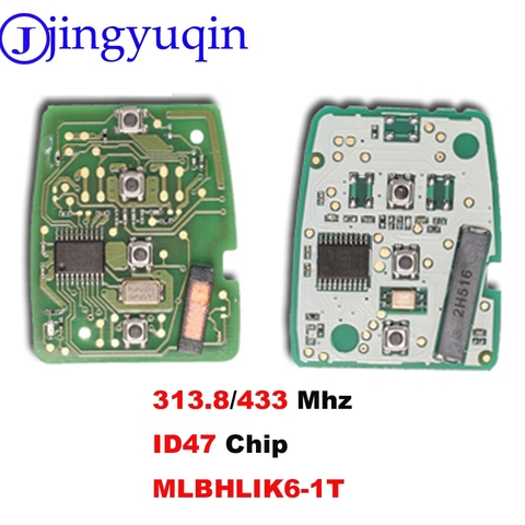 Jingyuqin télécommande porte-clés pour Honda 2013-2015 CRV 2013-2017 Accord Civic Fit MLBHLIK6-1T ID47 313.8/433 Mhz ► Photo 1/3