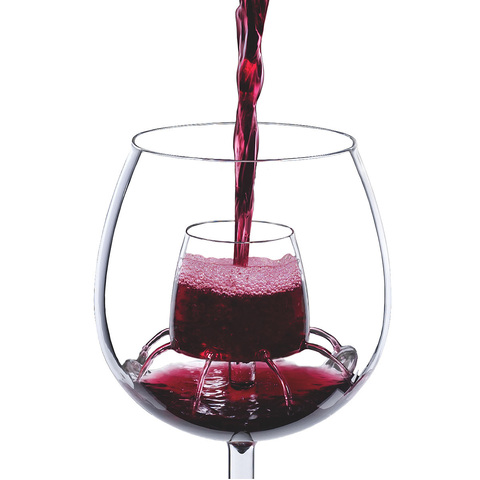 Verre à vin avec fontaine, gobelet créatif sans pied, coffret cadeau, verre à vin ► Photo 1/6