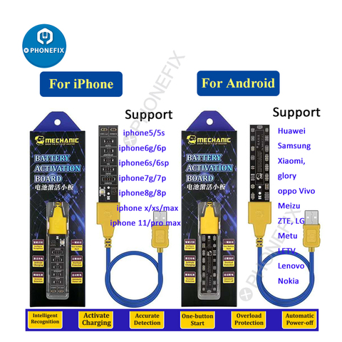 Mécanicien AP07 AD07 – plaque de Charge de batterie + carte d'activation pour iPhone 5-11Pro max et téléphones Android ► Photo 1/6