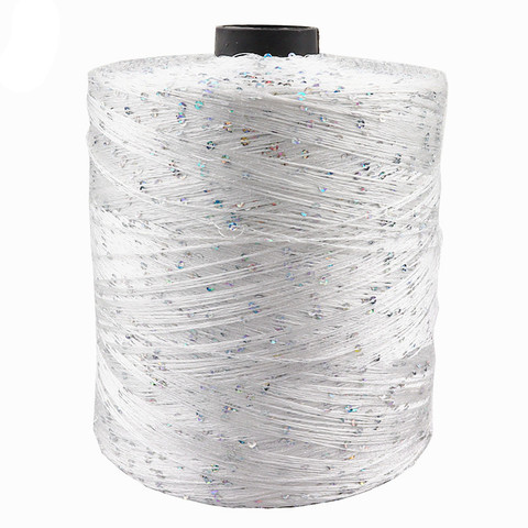 700M 100g/boule été glace soie mercerisée fil spécial Sequin fil bricolage tissé à la main chiffon poupée tricot laine couverture ► Photo 1/6