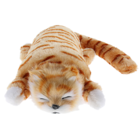 Jouet en peluche pour chat, queue roulante électrique, chaton en peluche, décor de maison ► Photo 1/6