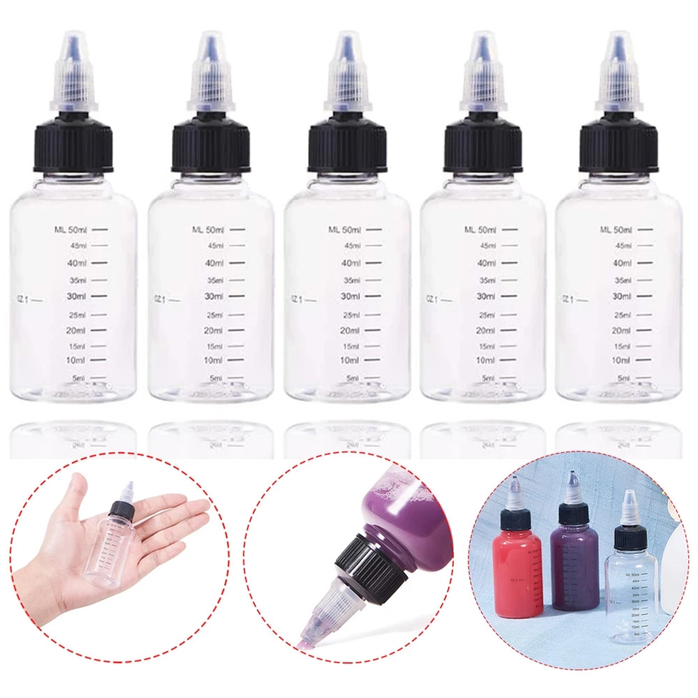 Bouteille en plastique pour animaux de compagnie 30m-100ml-250 mL flacons compte-gouttes avec mesures graduées, pour Condiments de cuisine, médical et artisanat ► Photo 1/6