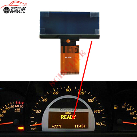 Écran LCD de tableau de bord pour Mercedes Benz, pour W203 classe C de 2000 à 2004, W463 classe G de 2002 à 2007 ► Photo 1/4