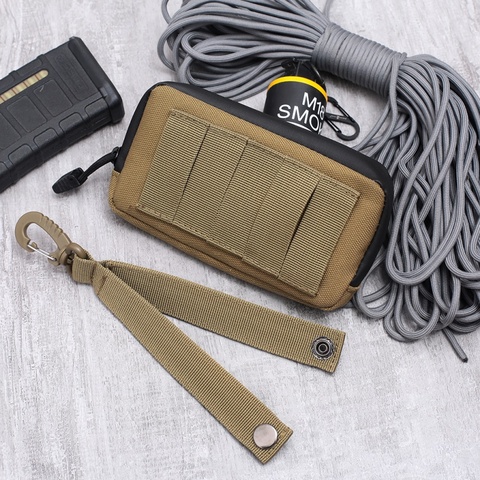 Chasse tactique portefeuille carte sac étanche carte porte-clés argent pochette Pack extérieur militaire multifonction portefeuille taille sacs ► Photo 1/6