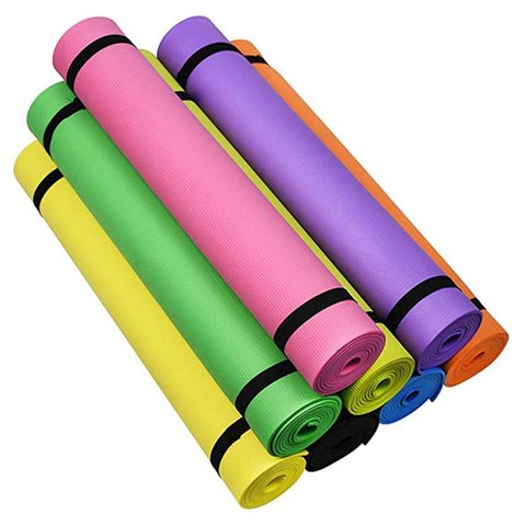 Tapis de Yoga anti-dérapant sport tapis de Fitness 4MM d'épaisseur EVA confort mousse yoga Mat pour l'exercice, le Yoga et le tapis de gymnastique Pilates ► Photo 1/1