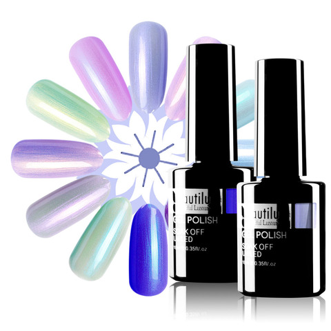 Beautilux – vernis à ongles en forme de sirène, Gel de couleur perle, à tremper, UV, Semi-Permanent, laque, 10ml ► Photo 1/6