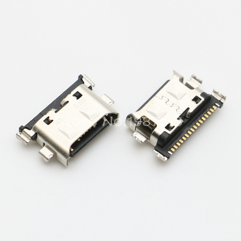 10 pièces Type C 18Pin mini connecteur Port de chargement Mobile pour Samsung Galaxy A20 A205F A30 A305F A40 A50 A505F A70 Micro prise USB ► Photo 1/2