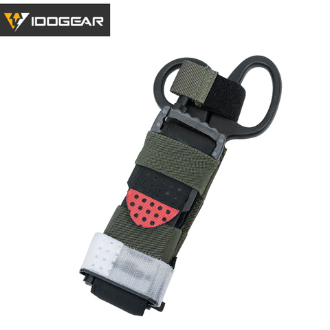 IDOGEAR – Porte-ciseaux de poche médical,accessoire militaire de chasse et tactique, cisaille, garrot, EMT, à fixation molle, 3564, ► Photo 1/6