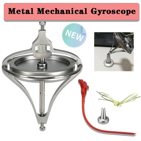 Accessoires d'enseignement de la physique pour gyroscopes mécaniques en métal, jouets pour gyroscopes, expliquer ► Photo 1/6