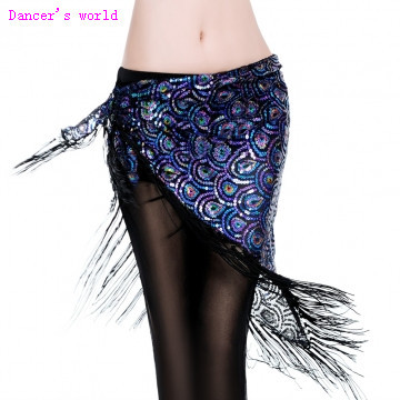 Écharpe de danse du ventre en paillettes de paon, écharpe de hanche pour femmes, chaîne de danse du ventre pour filles, ceinture de danse du ventre, vente en gros ► Photo 1/6