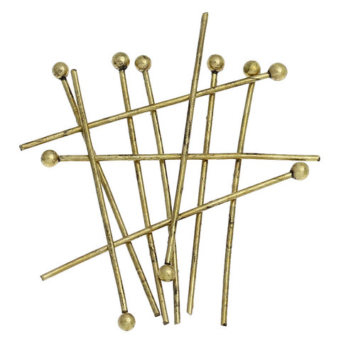 DoreenBeads – épingles à tête sphérique en Bronze, 50x0.5mm (calibre 24), vendues par lot de 30 nouvelles tendances ► Photo 1/6