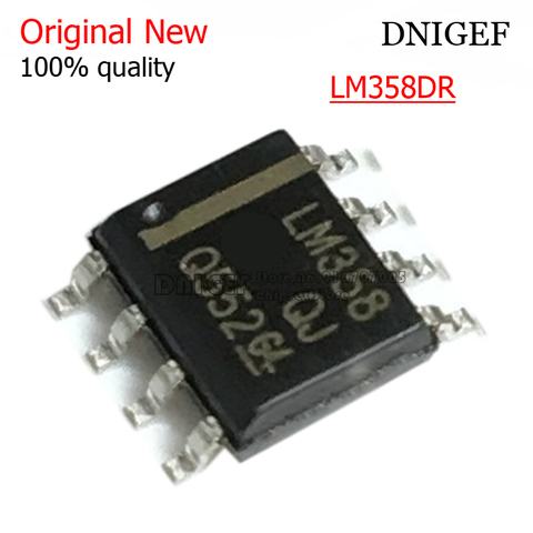 Jeu de puces IC d'origine, nouveau et original, 10 pièces, LM358DR SOP LM358D SOP8 LM358 SOP-8 SMD ► Photo 1/1