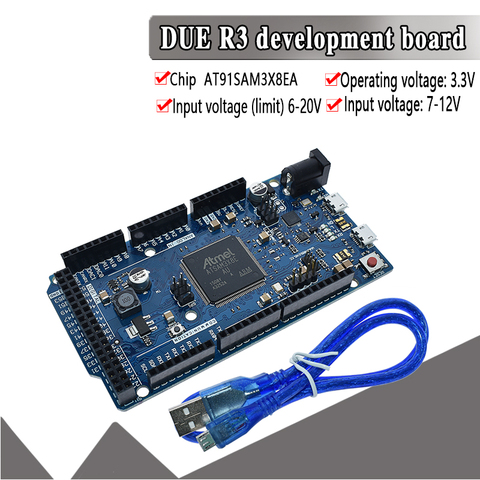 Carte officielle DUE R3 AT91SAM3X8E SAM3X8E Module de commande de Cortex-M3 bras 32 bits pour carte de développement Arduino ► Photo 1/6