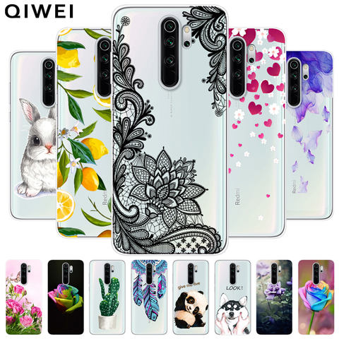 Coque de téléphone en silicone TPU Ultra-mince, transparente, pour Xiaomi Redmi Note 8 Pro, 8T, 9S ► Photo 1/6