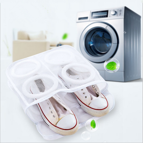 Sac de lavage de chaussures sec | Sac suspendu de lavage de chaussures, filet à linge en tissu, filet de rangement des baskets, sac de lavage de chaussures en Polyester ► Photo 1/6