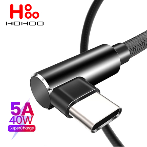 Câble USB type-c 5A pour recharge rapide, cordon de chargeur usb-c pour téléphone Huawei P40, 30, 20 lite, Samsung galaxy A50s, 20s, xiaomi redmi ► Photo 1/6